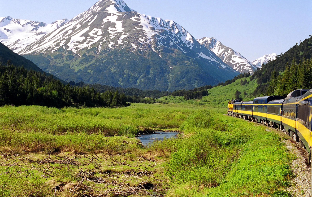Alaska Railroad scenic train journey